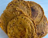 A picture of step 5 of Juwar roti (Sorghum).