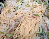 Cold summer pasta with Bitter melon, Sour Plum & Tuna recipe step 11 photo