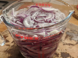 Pink Pickled Taco Onions