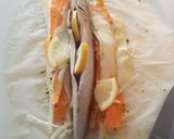 Foto del paso 3 de la receta: Caballa con verduras en papillote