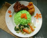 Foto langkah ke 5 dari resep Nasi hulk "si hijau" (3 in 1).