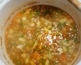 Tárkonyos csirkeraguleves recept fázis 5 fotója