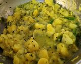 A picture of step 9 of Poori Bhaji(Maharashtrian Style).