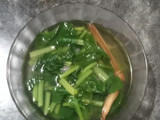 Sayur bening sawi hijau