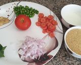 A picture of step 1 of Daliya Khichdi.