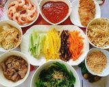Hình bước làm 2 của món Cơm trộn thập cẩm