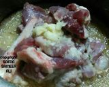 A picture of step 2 of Dehli style mutton qorma.