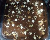 A picture of step 6 of Brownie Cake.