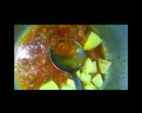 A picture of step 5 of Aloo palak.
