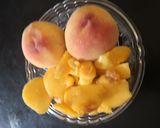 A picture of step 1 of Peach orange Margarita.