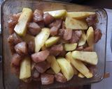 Pulykasült fűszeres csirkemell velesült krumplival recept fázis 3 fotója