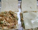A picture of step 2 of Magi Cheese Sandwich.