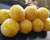 A picture of step 6 of Instant Coconut Ladoo.