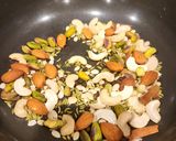 A picture of step 1 of Thandai Masala Powder.
