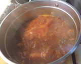 A picture of step 3 of Native palm oil jollof rice with a twist.