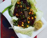 A picture of step 2 of Steam veggies.