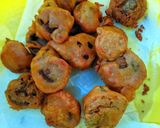 A picture of step 8 of Mushroom Pakoda.