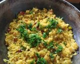 A picture of step 3 of Potato Poha.
