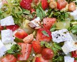A picture of step 3 of Strawberry and Green Grape Salad.
