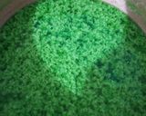 Foto langkah ke 1 dari resep Puding Lumut Pandan Cokelat.