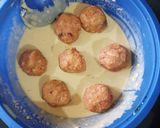 A picture of step 3 of Kela vada (Jain recipe).