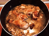 Muslos de Pollo con champiñones