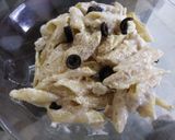 A picture of step 1 of Chicken pasta with mint margarita.