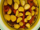 Escabeche agridulce (berenjena 🍆 pimiento 🫑 y ajo 🧄)