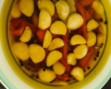Foto del paso 3 de la receta: Escabeche agridulce (berenjena 🍆 pimiento 🫑 y ajo 🧄)