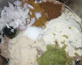 A picture of step 1 of Mutton kabab (kaccha keema kabab).