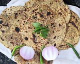 A picture of step 8 of Missi roti.