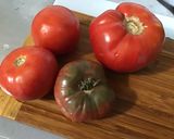 Une image de l'étape 3 de Trio de tomates à la romaine et mozzarella sauce balsamique.