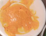 A picture of step 5 of Walnuts baklawa served with cream.