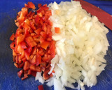 Foto del paso 3 de la receta: Pastel de berenjenas con papas y relleno de salsa de tomate y carne