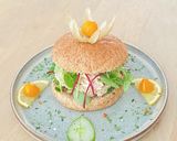 Une image de l'étape 2 de Burger au thon.
