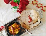 A picture of step 5 of GLuten Free SORGHUM Flour Garlic Roti (jowar flour garlic Roti).