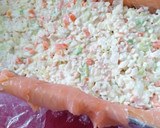Foto del paso 4 de la receta: Pastel frío con pan de molde y salmón