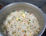 A picture of step 9 of Beef Dry Chilli With Fried Rice.