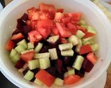 Une image de l'étape 1 de Salade de haricots blancs.