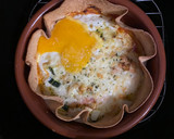 Foto del paso 4 de la receta: Cestita de jamón, queso, huevo y calabacín
