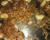 A picture of step 5 of Alu matar gravy.