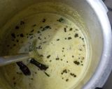 A picture of step 5 of Moru curry / dahi curry.