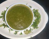 हरी चटनी (Hari chatni in recipe in hindi) रेसिपी चरण 3 फोटो