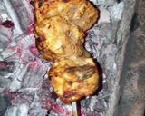 A picture of step 5 of Chicken Angara kabab.