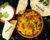 A picture of step 10 of Kathiyawadi Masala Khichdi.