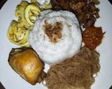Foto langkah ke 4 dari resep Nasi Uduk Betawi.