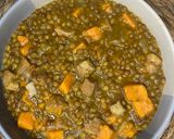 Foto del paso 10 de la receta: Lentejas con Secreto y Boniato al Curry !!!