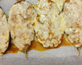 Foto del paso 11 de la receta: Berenjenas al pesto de albahaca, rellenas de atún con tomate