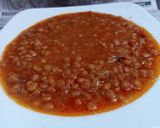 A picture of step 6 of 3 spice Daal Chana.