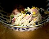Une image de l'étape 2 de Salade mixte, version Olive.